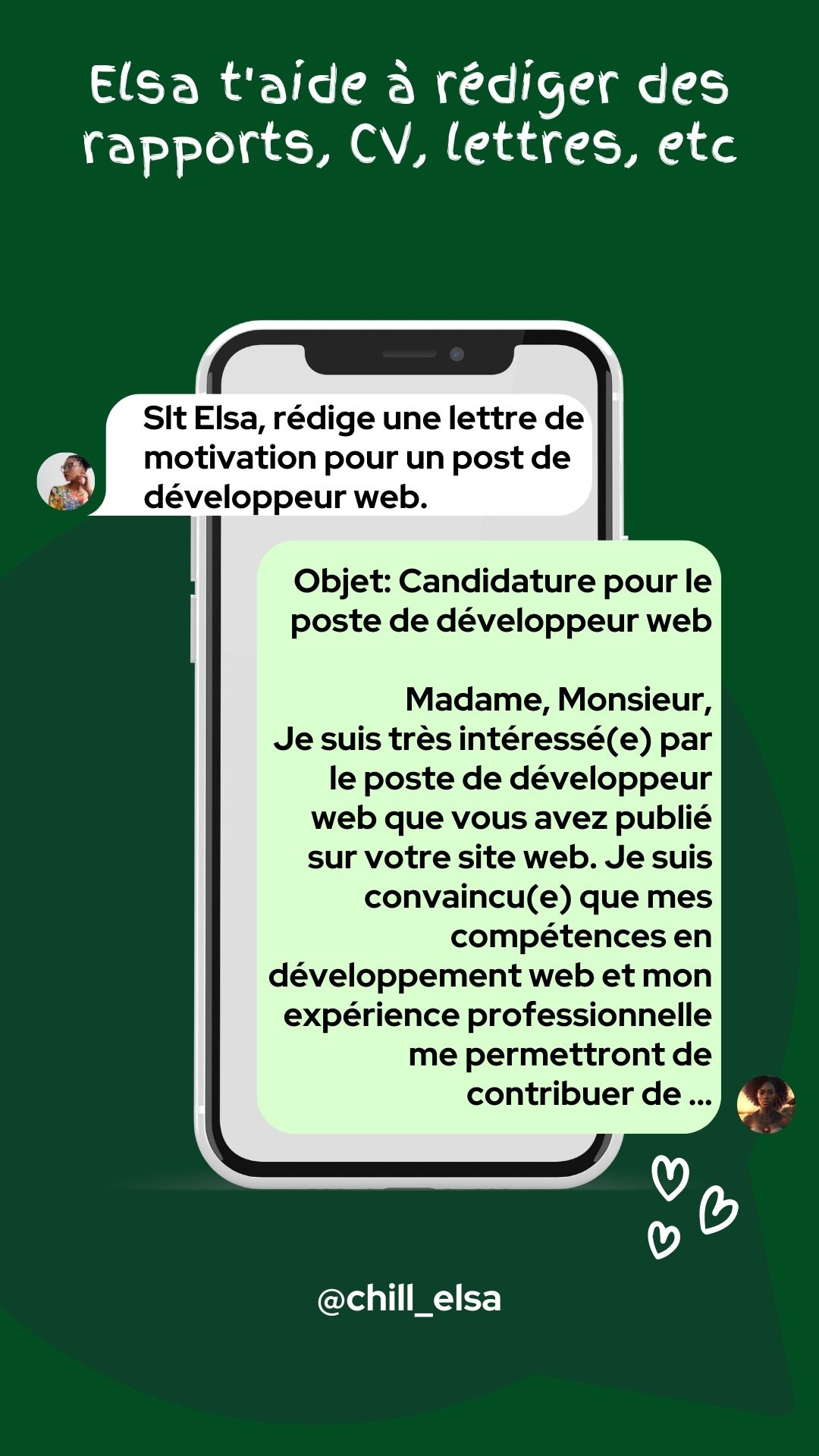 Rédaction de contenu.