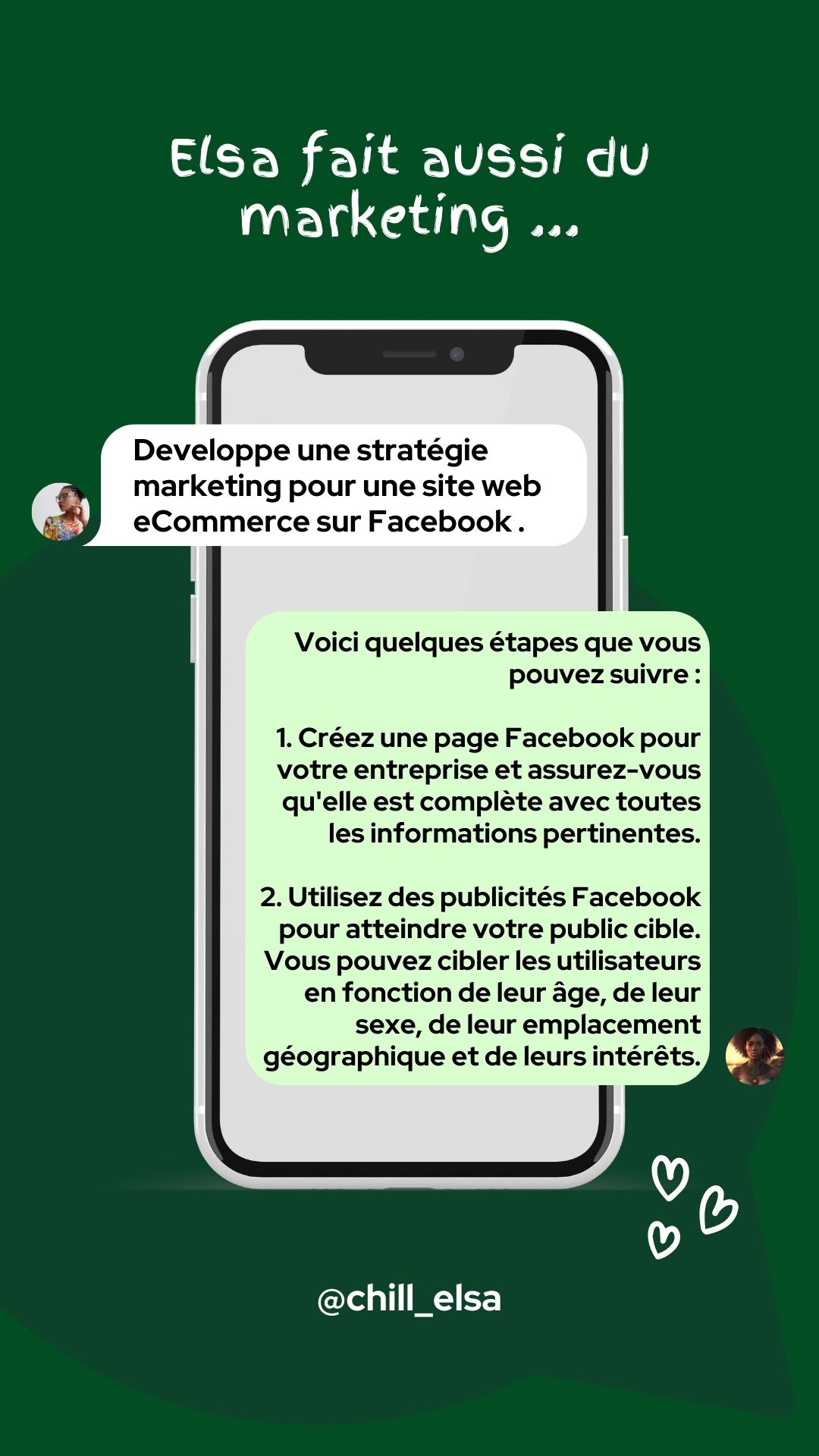 Votre assistante marketing.