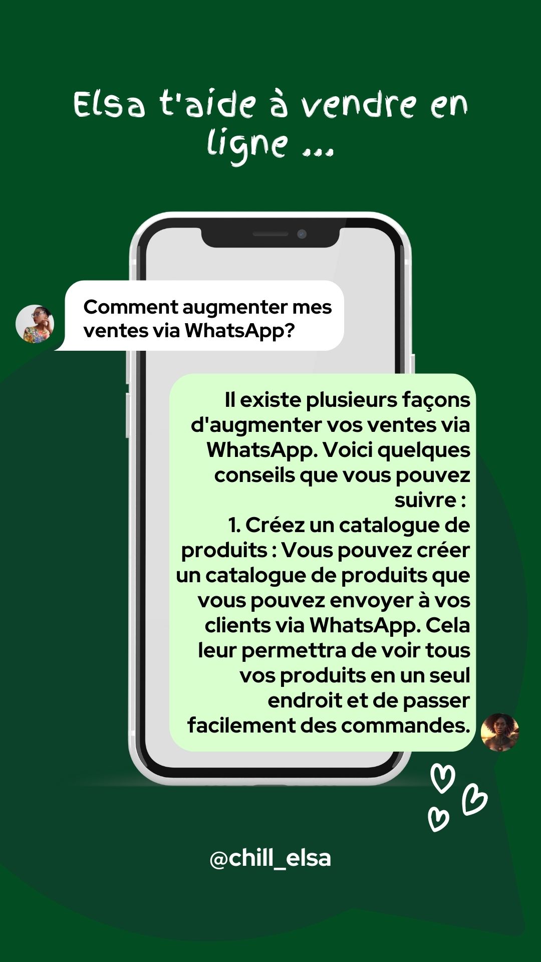 Votre assistante commerciale.